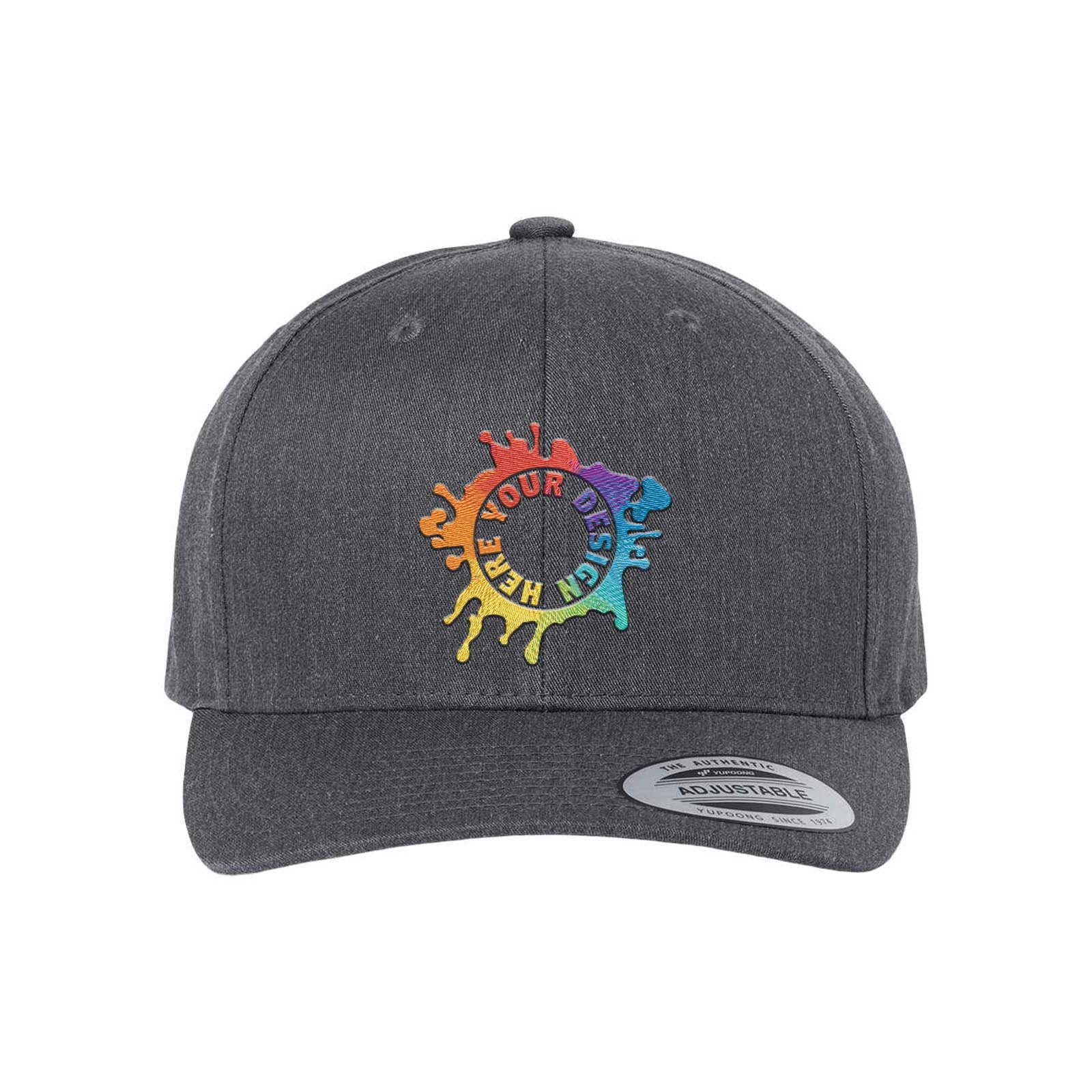 YP Classics CVC Snapback Cap Embroidery - Mato & Hash