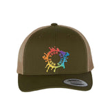 YP Classics Six-Panel Retro Trucker Cap Embroidery - Mato & Hash