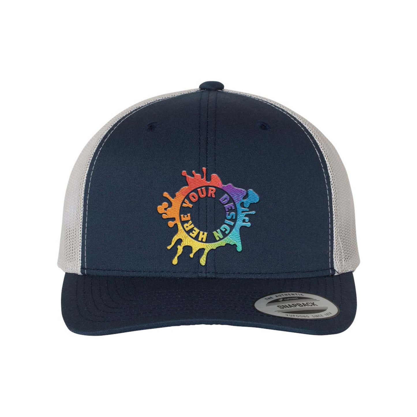 YP Classics Six-Panel Retro Trucker Cap Embroidery - Mato & Hash