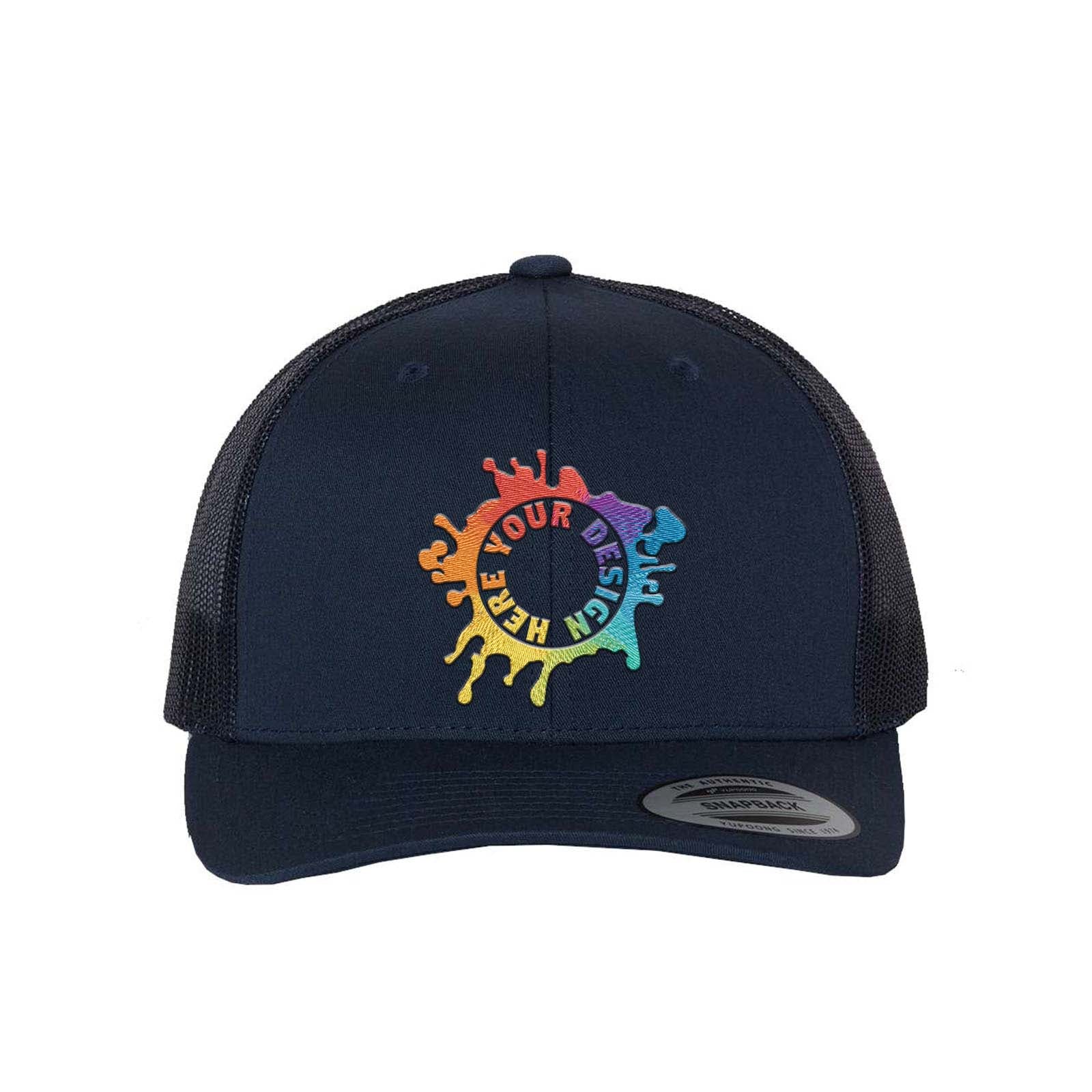 YP Classics Six-Panel Retro Trucker Cap Embroidery - Mato & Hash