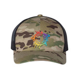 YP Classics Six-Panel Retro Trucker Cap Embroidery - Mato & Hash