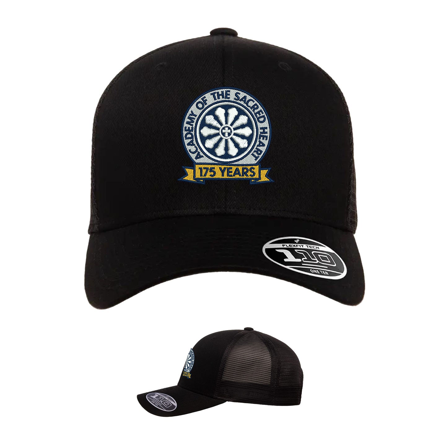 ASH -  Embroidered 175 Years Flexfit Adjustable Trucker Cap