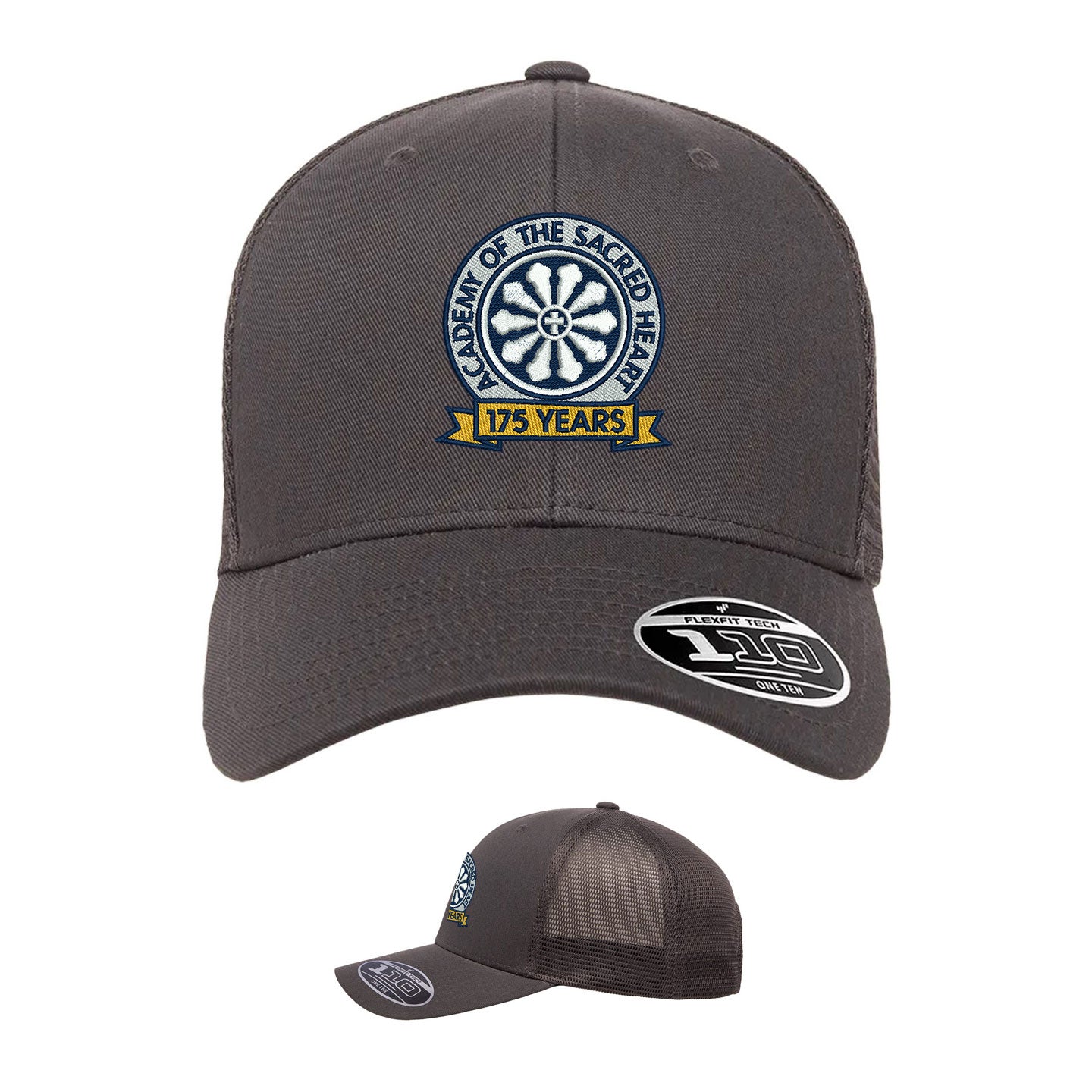 ASH -  Embroidered 175 Years Flexfit Adjustable Trucker Cap