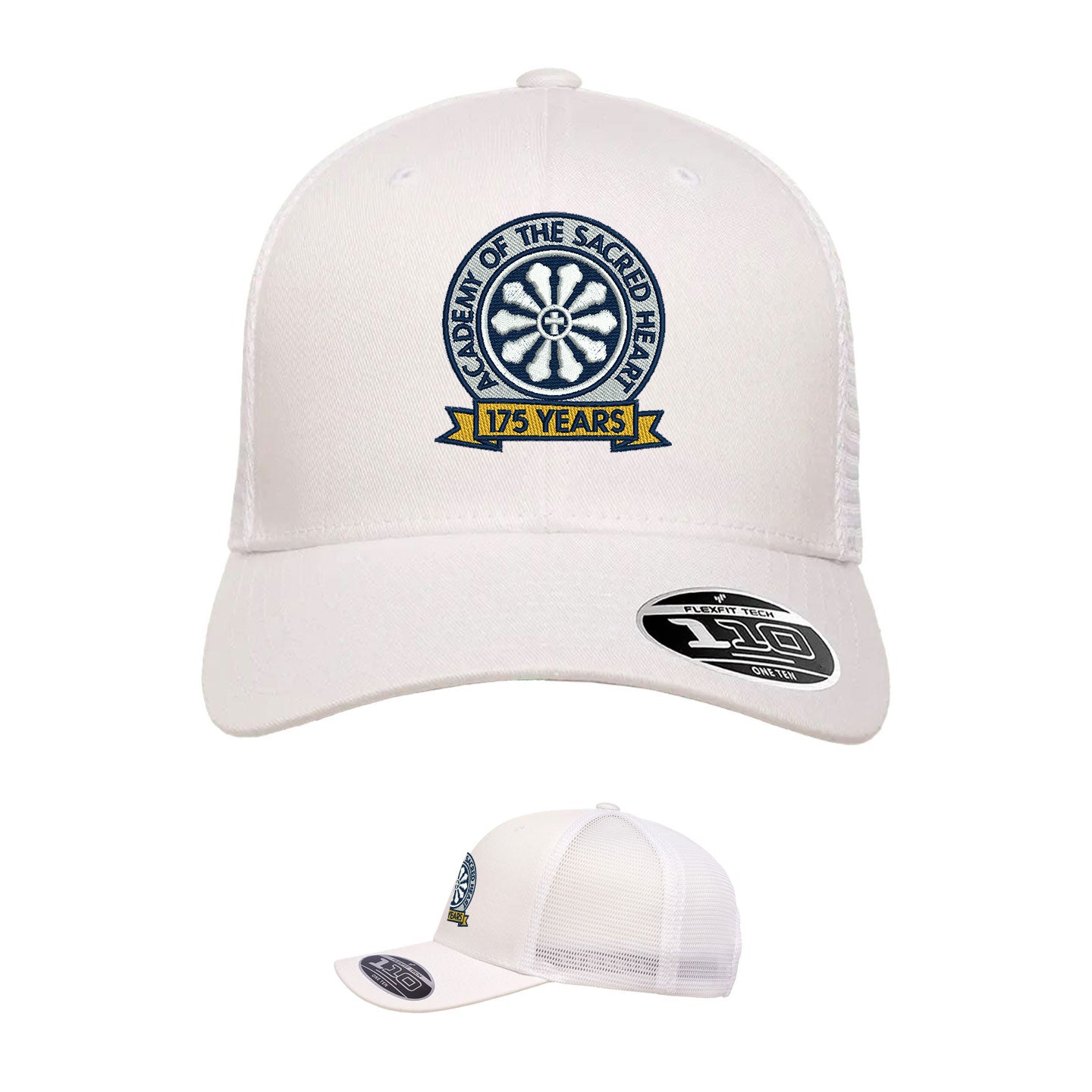 ASH -  Embroidered 175 Years Flexfit Adjustable Trucker Cap