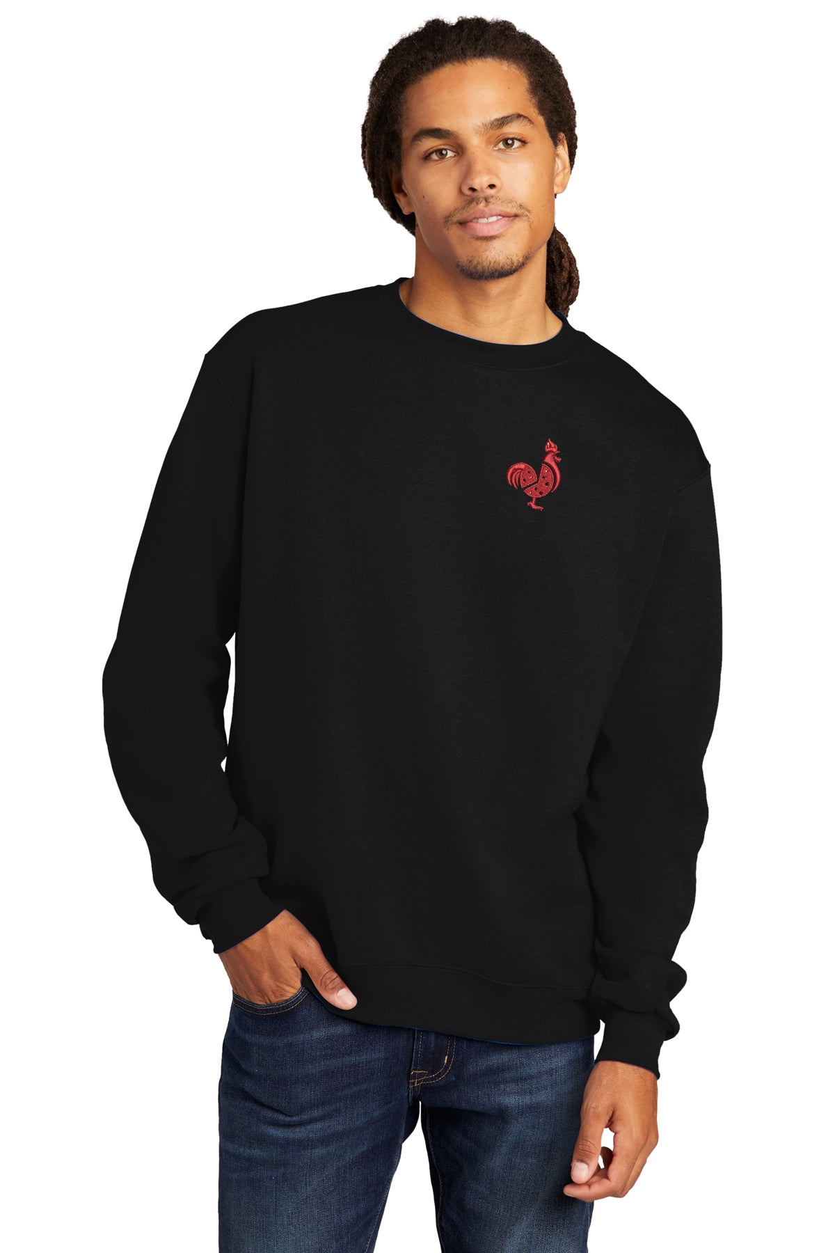 Saroki's Chicken - Reverse Weave® Crewneck Sweatshirt
