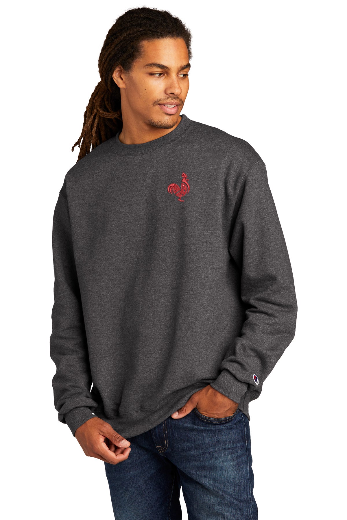 Saroki's Chicken - Reverse Weave® Crewneck Sweatshirt