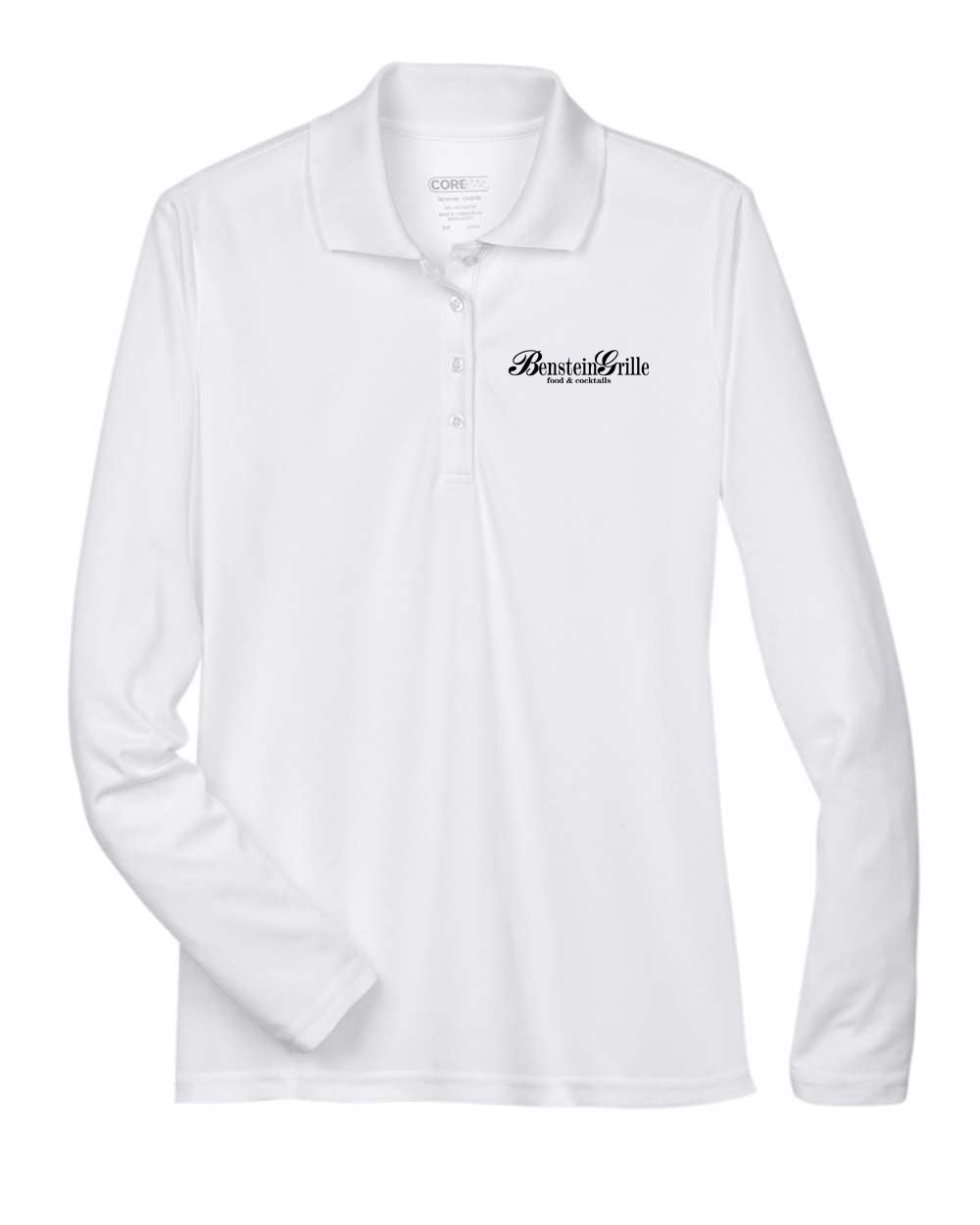 Benstein Grille - Embroidered Women's Team 365 Performance Long Sleeve Polo