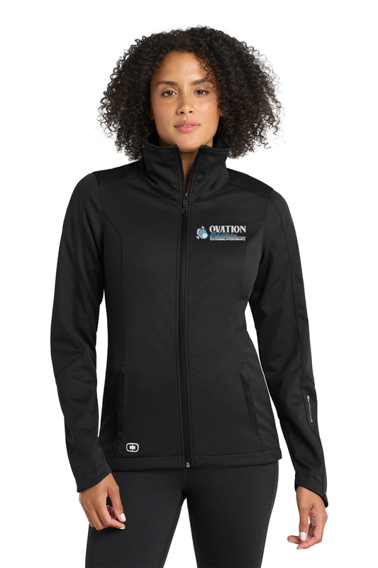 Ovation Rehabilitation OGIO® ENDURANCE Ladies Crux Soft Shell Jacket Embroidery