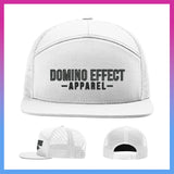 Domino Effect Apparel - Puff Embroidered Richardson 7-Panel Trucker Cap
