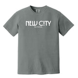 New City School - New City Wordmark  - Comfort Colors Unisex Garment-Dyed Heavyweight  T-Shirt