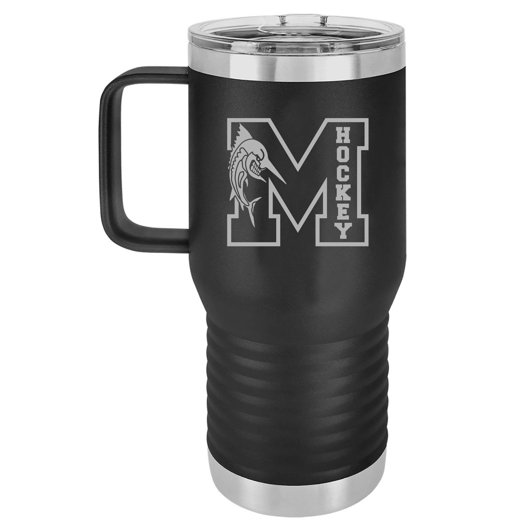 Mercy High School - Hockey -  Polar Camel 20oz Travel Mug with Slider Lid Laser Engraved