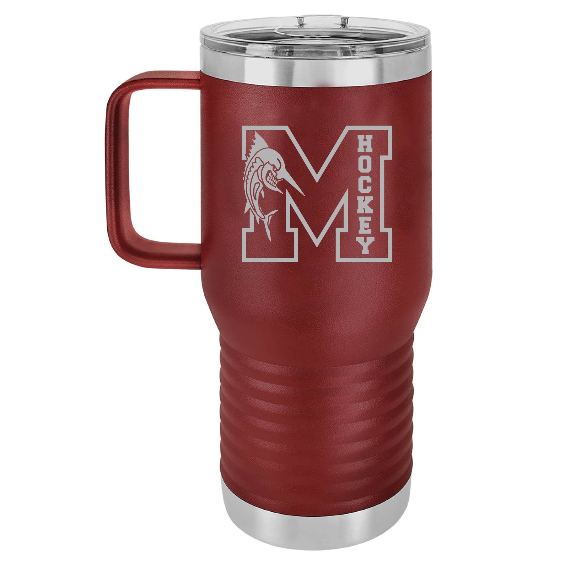 Mercy High School - Hockey -  Polar Camel 20oz Travel Mug with Slider Lid Laser Engraved