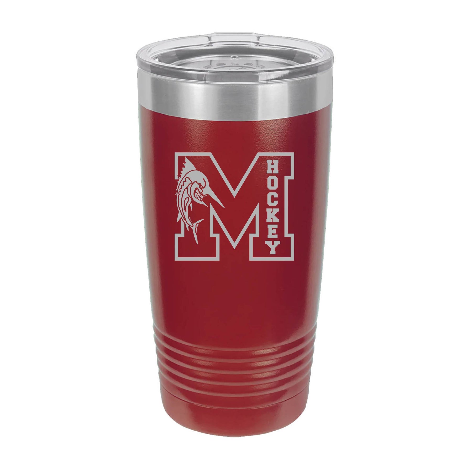 Mercy High School - Hockey - Polar Camel Matte 20 oz. Tumbler Laser Engraved