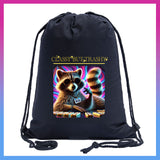 Domio Effect Apparel - Classy But Trashy  Printed Drawstring Bag