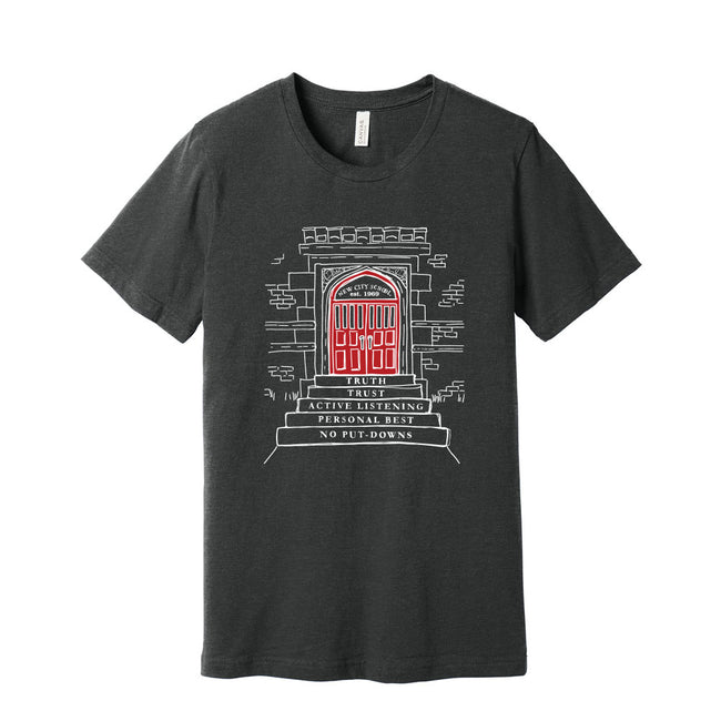 New City School - Red Door Unisex Bella+Canvas Blend Tee