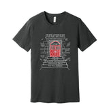 New City School - Red Door/Rules To Live By  - Bella + Canvas Unisex Cotton/Polyester Blend T-Shirt - Printed