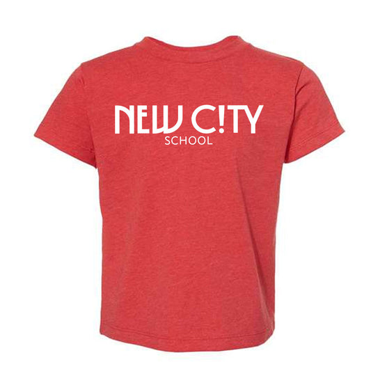 New City School - New City School Wordmark - Bella + Canvas Toddler Cotton Unisex T-Shirt