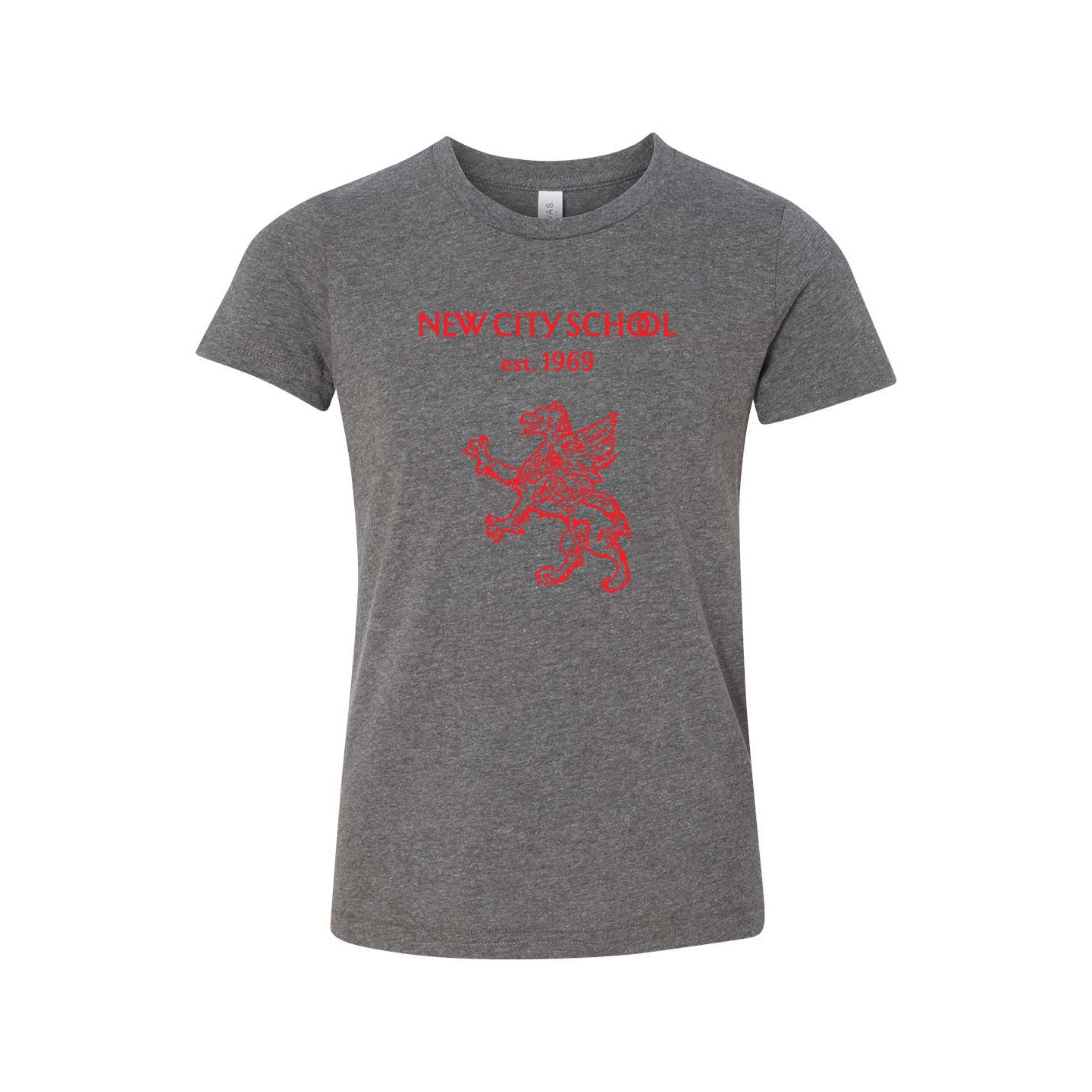 New City School - Classic Driffin - Bella + Canvas Youth Cotton/Polyester Blend T-Shirt