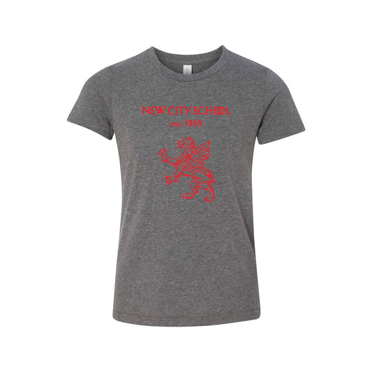 New City School - Classic Driffin - Bella + Canvas Youth Cotton/Polyester Blend T-Shirt