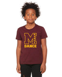 Mercy High School - Varsity Dance - BELLA + CANVAS - Youth Jersey Tee 100% Cotton