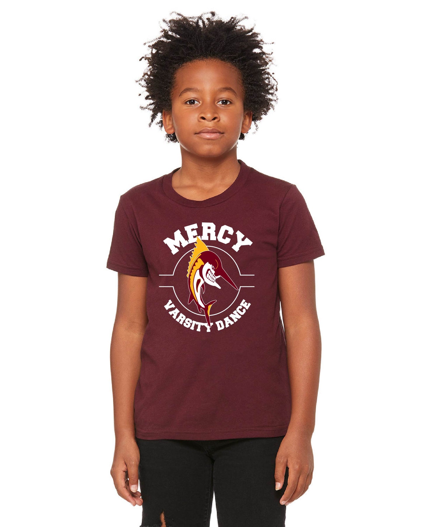 Mercy Varsity Dance - Bella+Canvas Youth Cotton Jersey Tee