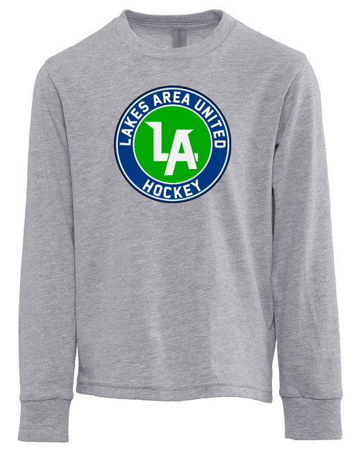 Lakes United Hockey Youth Long Sleeve 100% Cotton Shirt Printed