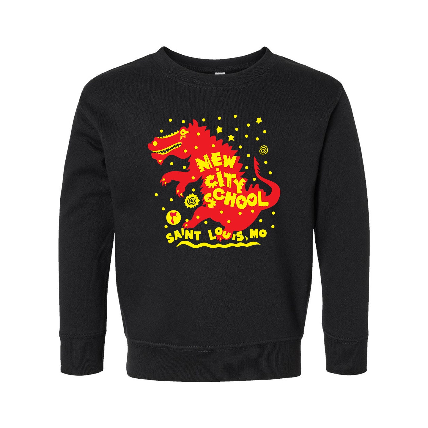 New City School - Dancing Driffin - Rabbit Skins Toddler Fleece Crewneck Sweatshirt