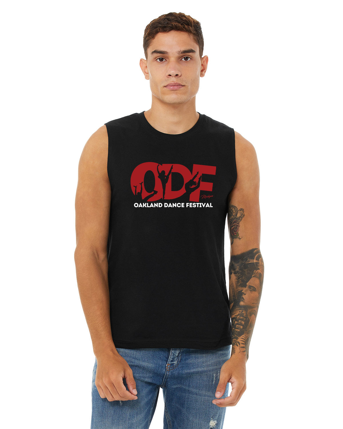 Oakland Dance Festival - BELLA+CANVAS Unisex 100% Cotton Jersey Muscle Tank Top