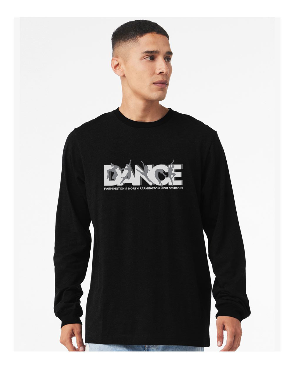 Farmington Hills High School Dance Program - Bella + Canvas Unisex 100% Cotton Long Sleeve T-Shirt