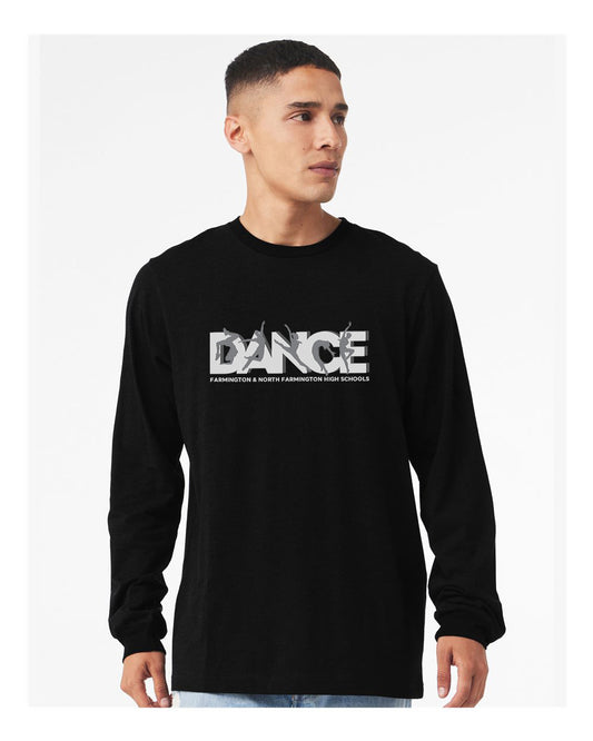 Farmington Hills High School Dance Program - Bella + Canvas Unisex 100% Cotton Long Sleeve T-Shirt