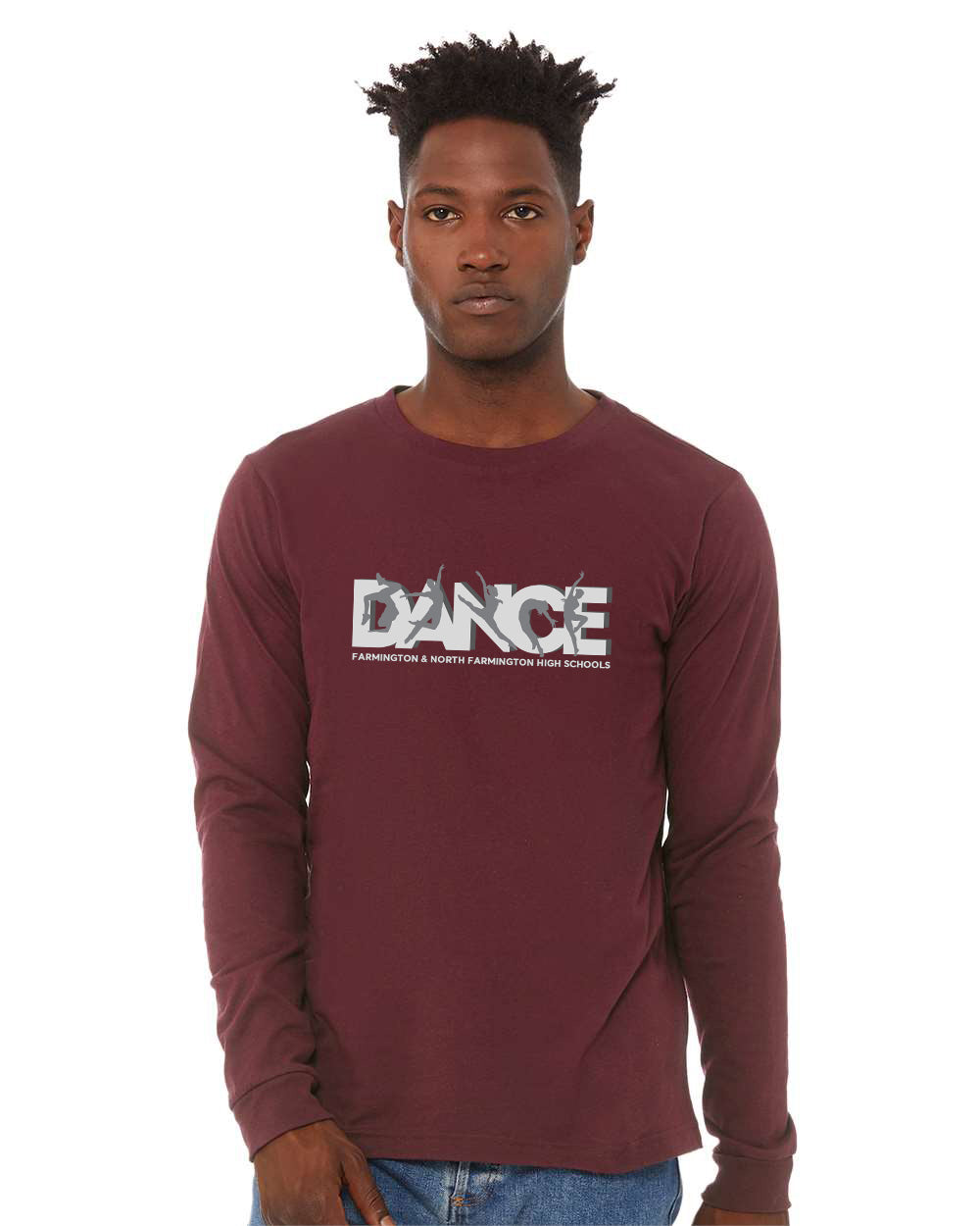 Farmington Hills High School Dance Program - Bella + Canvas Unisex 100% Cotton Long Sleeve T-Shirt