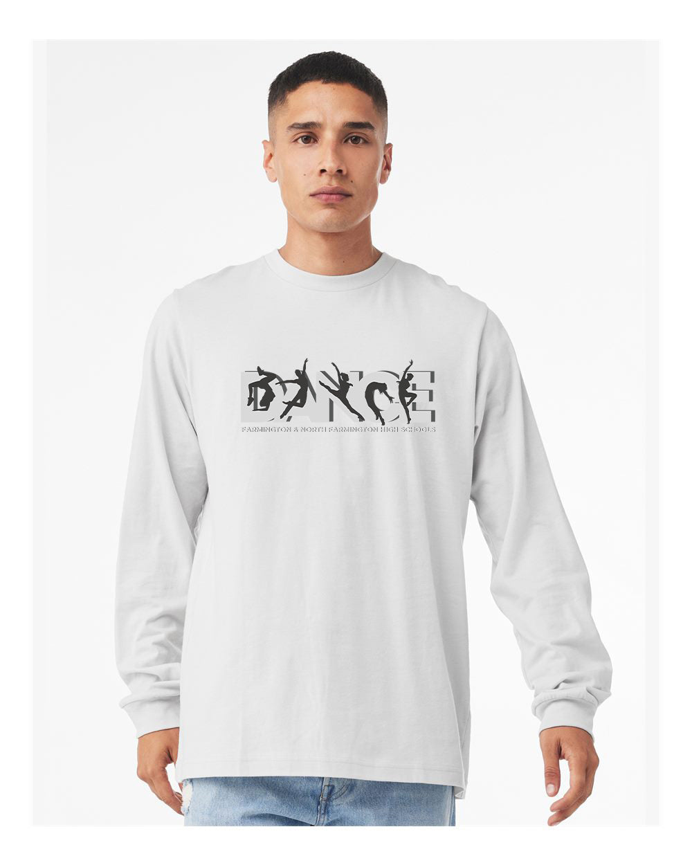 Farmington Hills High School Dance Program - Bella + Canvas Unisex 100% Cotton Long Sleeve T-Shirt