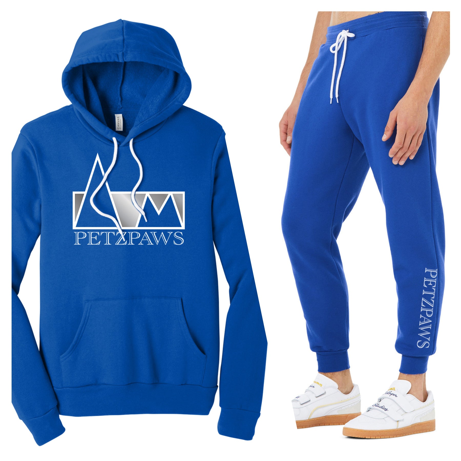 Petzpaws - True Royal Bella+Canvas Unisex  Printed Jogger Set