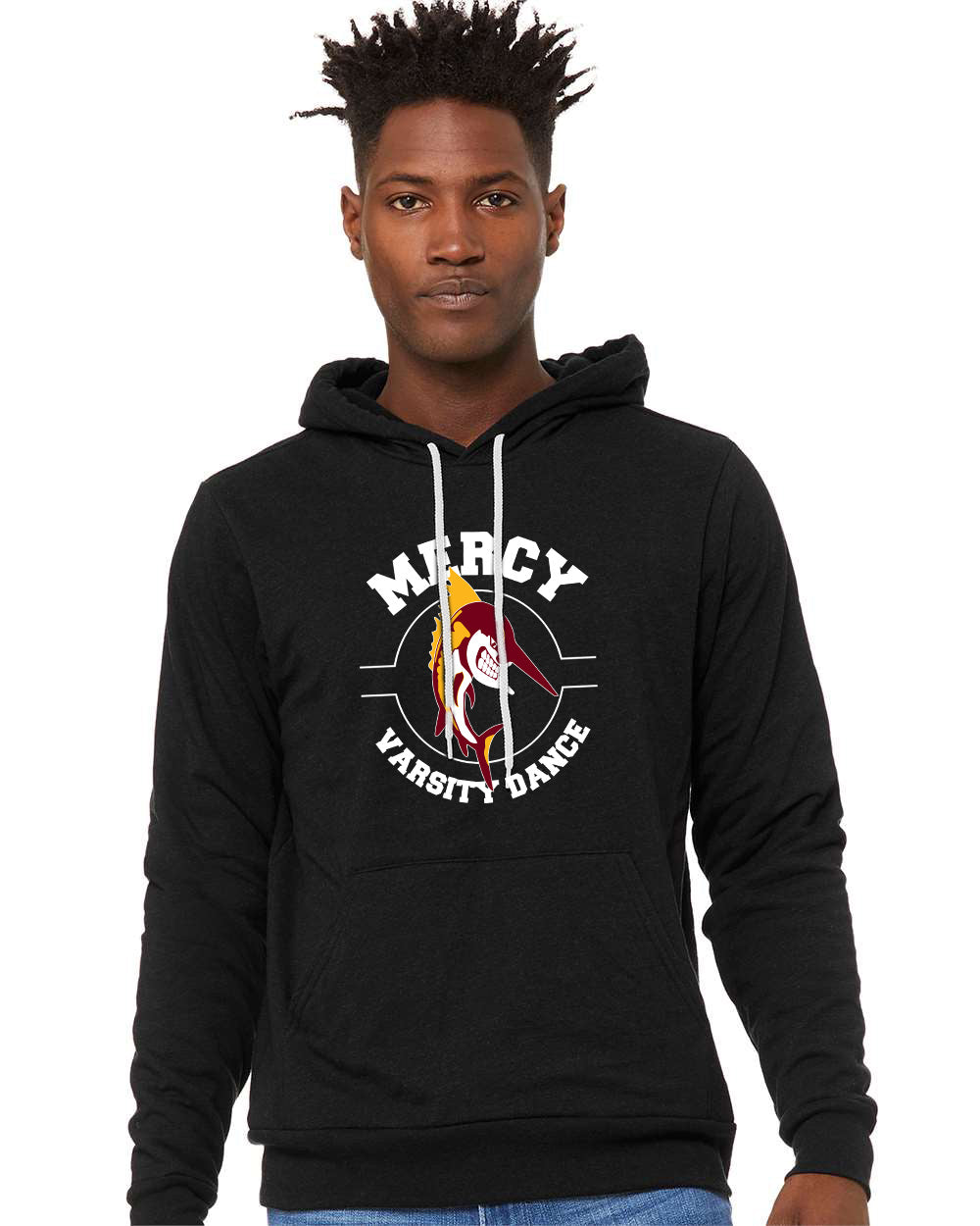 Mercy Varsity Dance -Bella+Canvas Unisex Sponge Fleece Pullover Hoodie