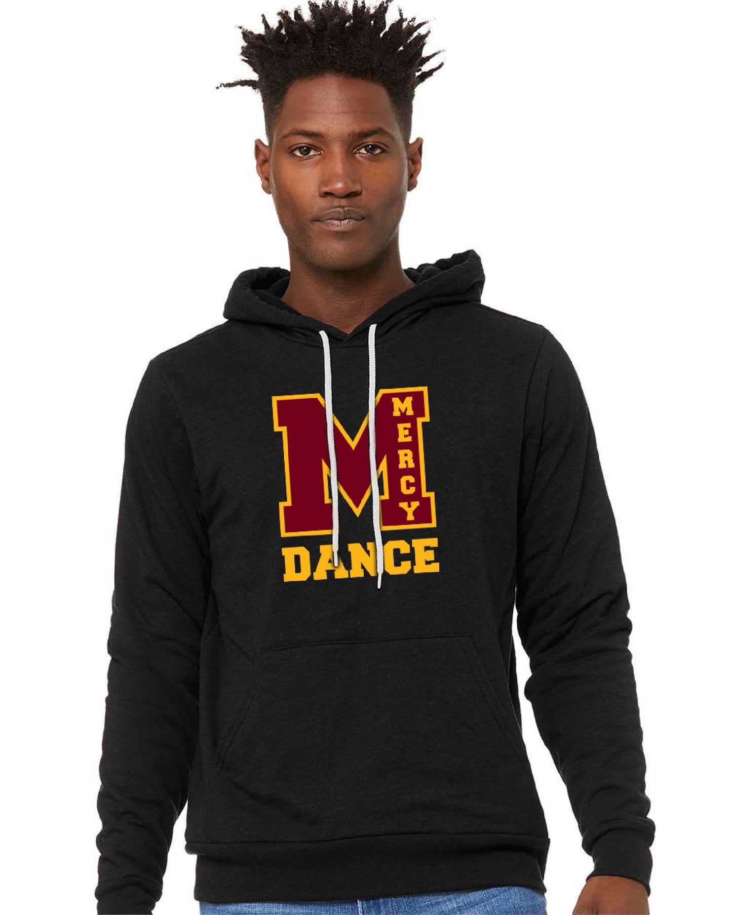 Mercy Varsity Dance -Bella+Canvas Unisex Sponge Fleece Pullover Hoodie