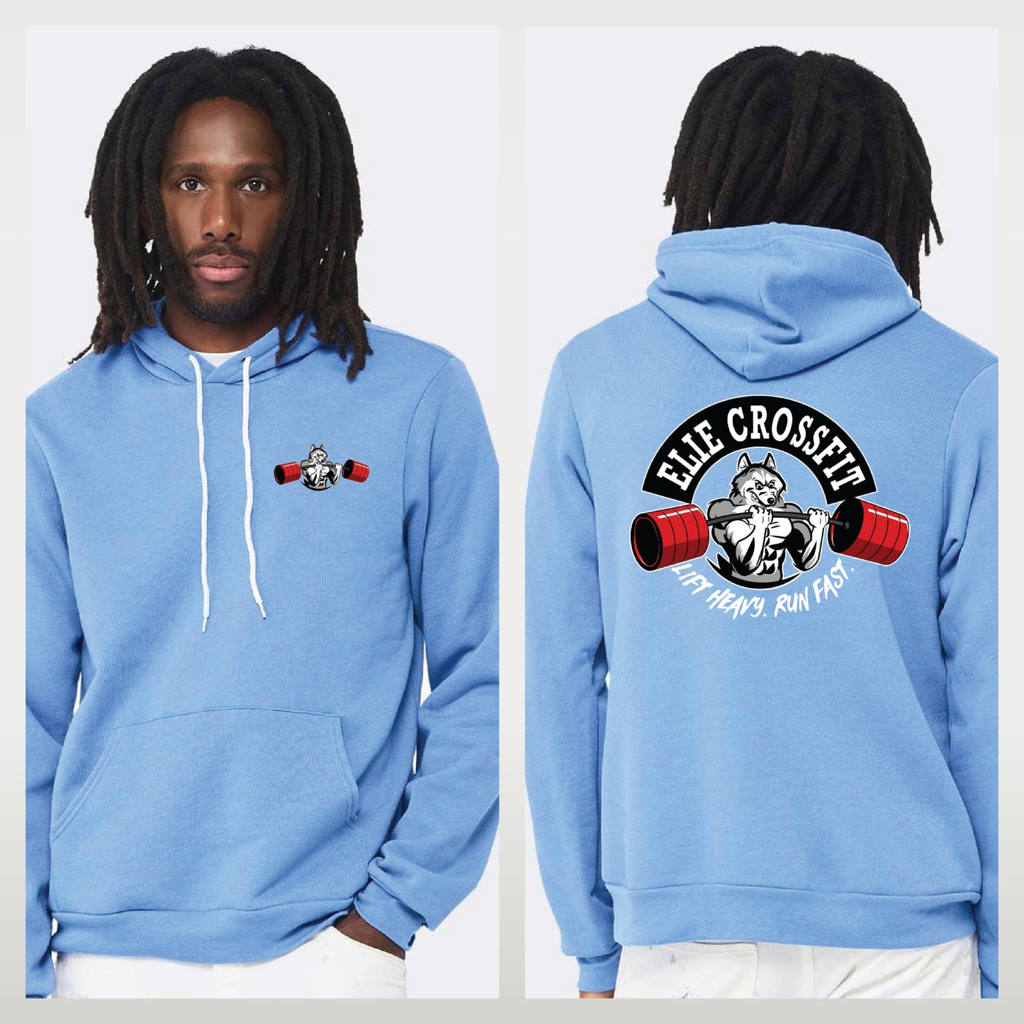 Elie Crossfit - Staff Version - Bella + Canvas Sponge Fleece Pullover Hoodie
