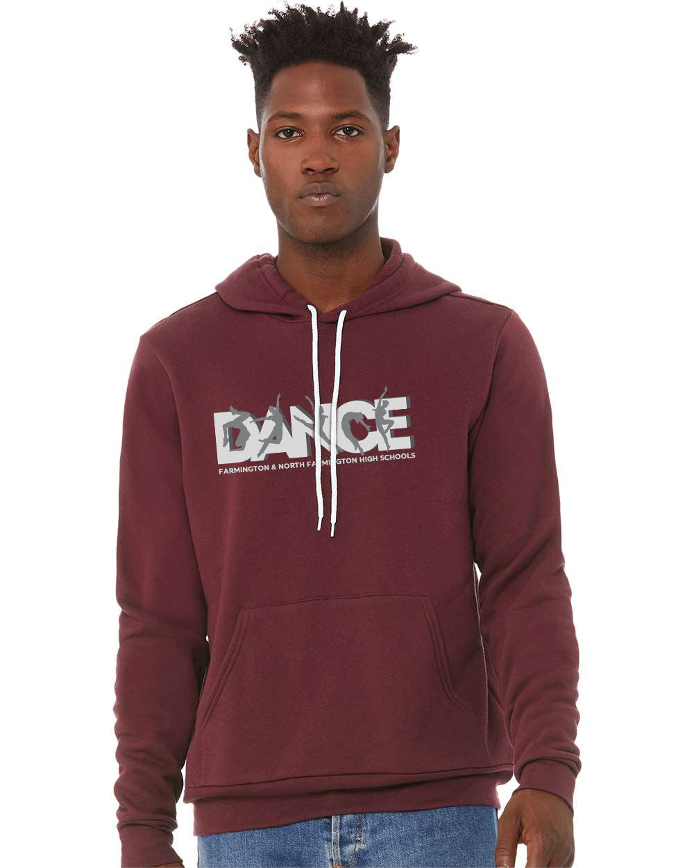 Farmington Hills High School Dance Program - BELLA + CANVAS Sponge Fleece Pullover Hoodie