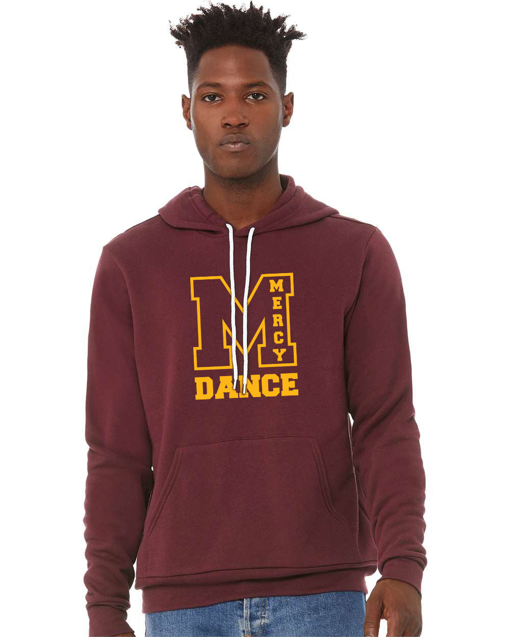 Mercy Varsity Dance -Bella+Canvas Unisex Sponge Fleece Pullover Hoodie