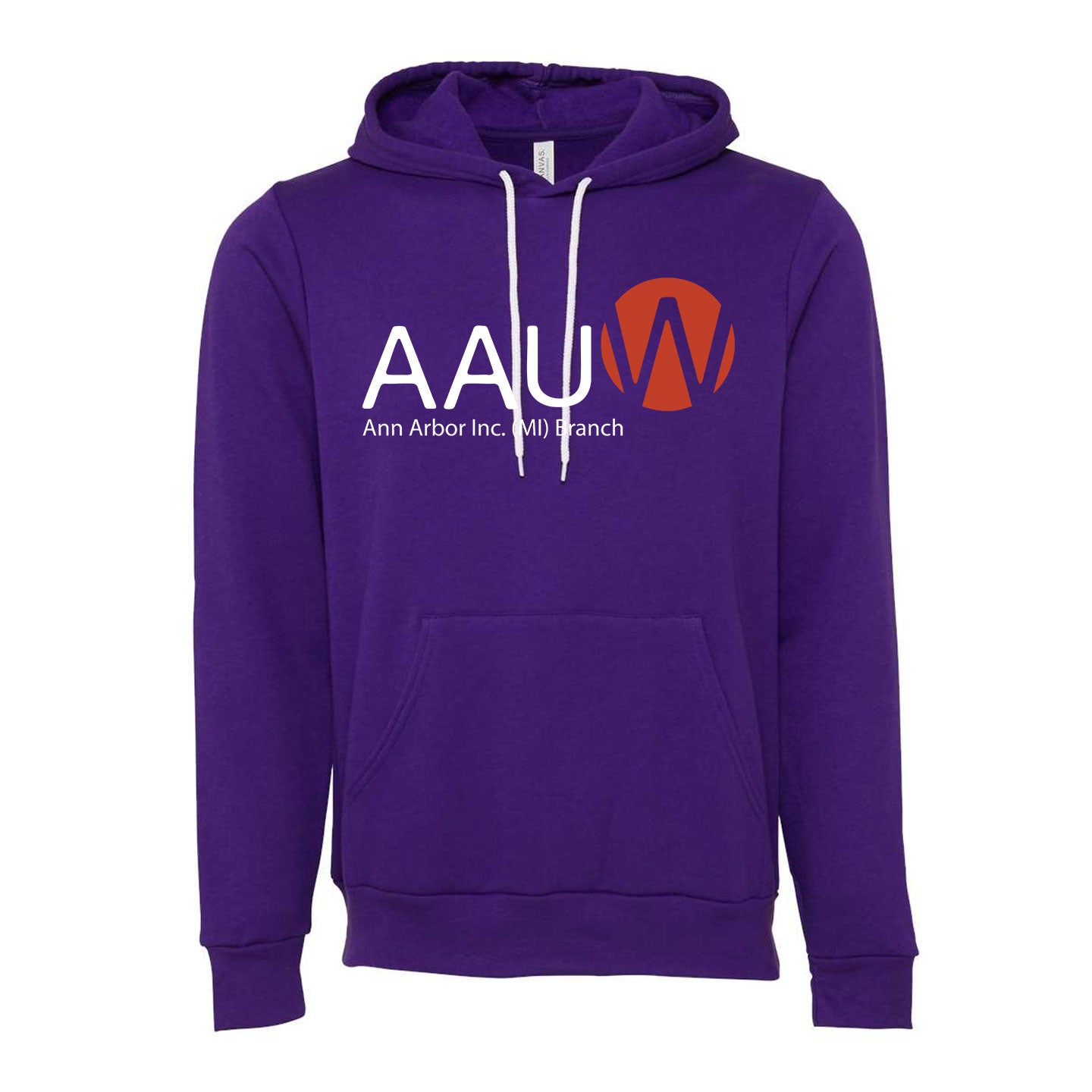 AAUW - Printed Bella+Canvas Unisex Sponge-Fleece Pullover Hoodie