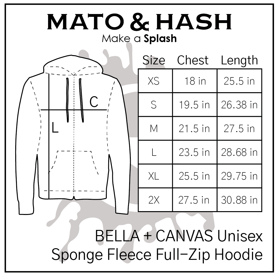 Oakland Dance Festival - BELLA + CANVAS Sponge Fleece Full-Zip Hoodie