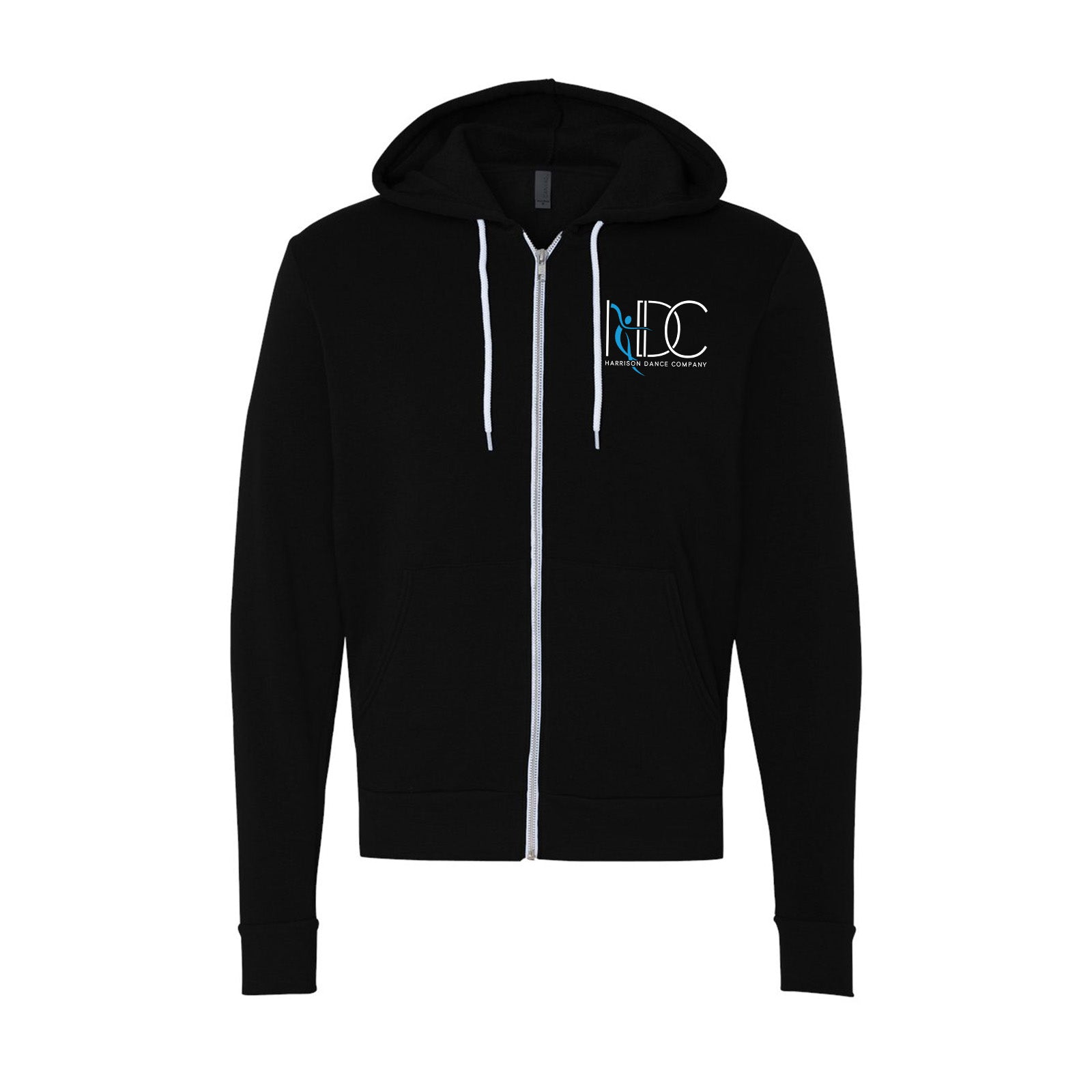 Harrison Dance Company - BELLA + CANVAS Sponge Fleece Full-Zip Hoodie