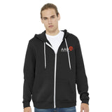AAUW - Printed Bella+Canvas Unisex Sponge-Fleece Zip Hoodie