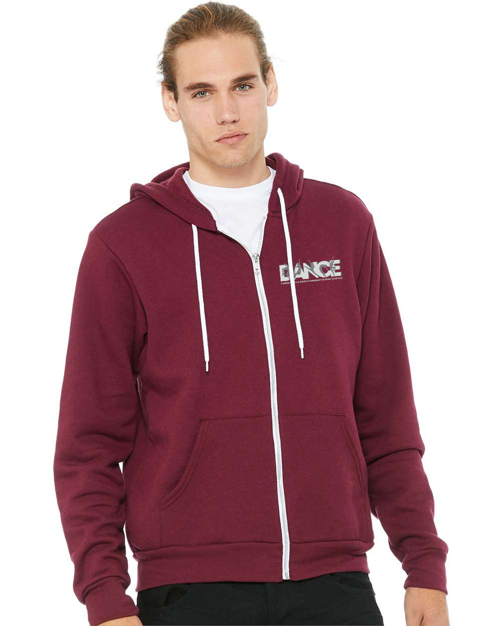 Farmington Hills High School Dance Program - BELLA+CANVAS ® Unisex Sponge Fleece Full-Zip Hoodie