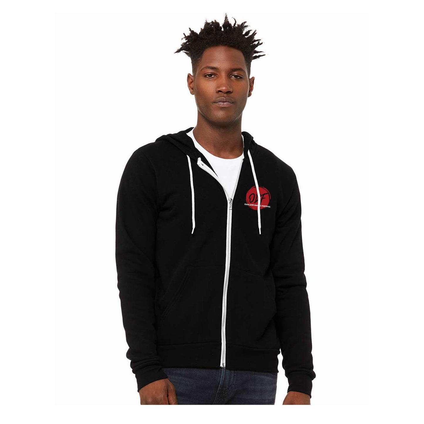 Oakland Dance Festival - BELLA + CANVAS Sponge Fleece Full-Zip Hoodie