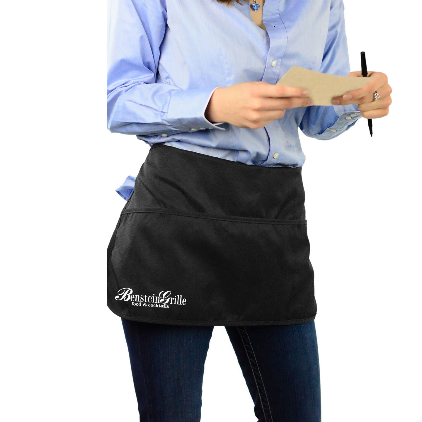 Benstein Grille - Printed Logo Double Sided Apron