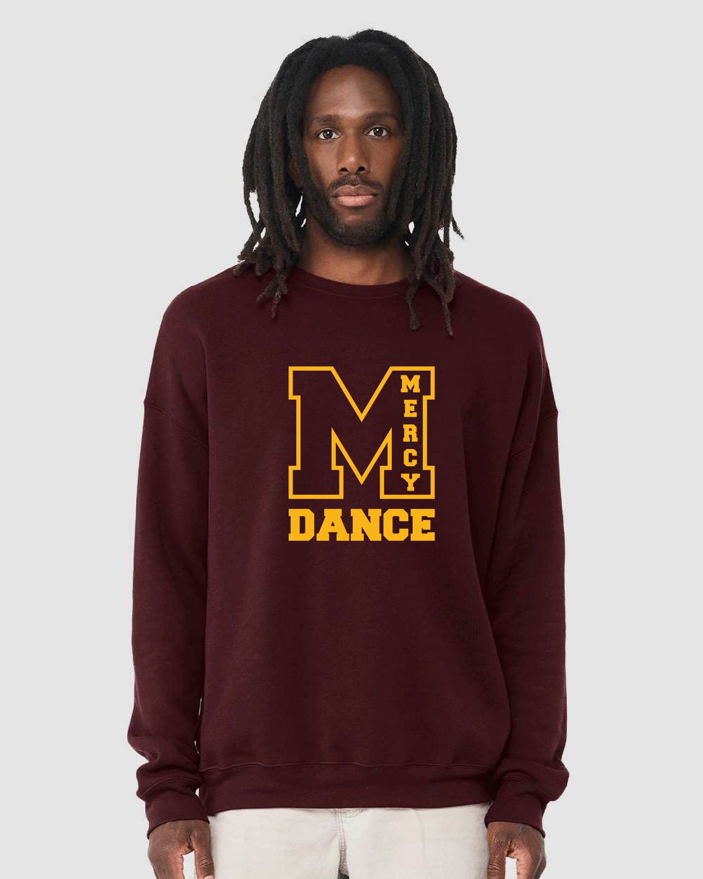 Mercy Varsity Dance - Bella + Canvas Unisex Drop Shoulder Fleece