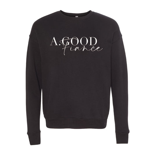 Alexis Goodwin - A. Good Fiance - Printed - Bella + Canvas Unisex Cotton/Polyester Fleece Drop Shoulder Crew Neck Sweatshirt