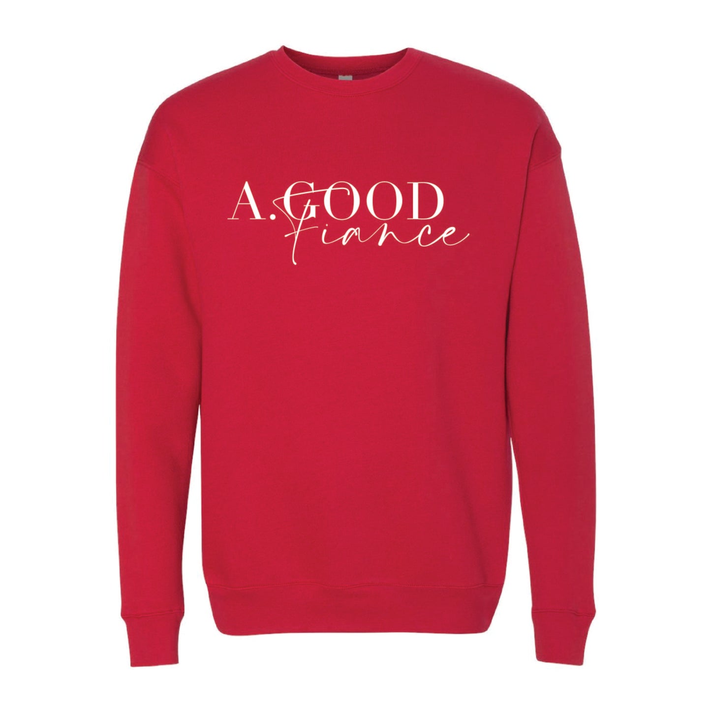 Alexis Goodwin - A. Good Fiance - Printed - Bella + Canvas Unisex Cotton/Polyester Fleece Drop Shoulder Crew Neck Sweatshirt