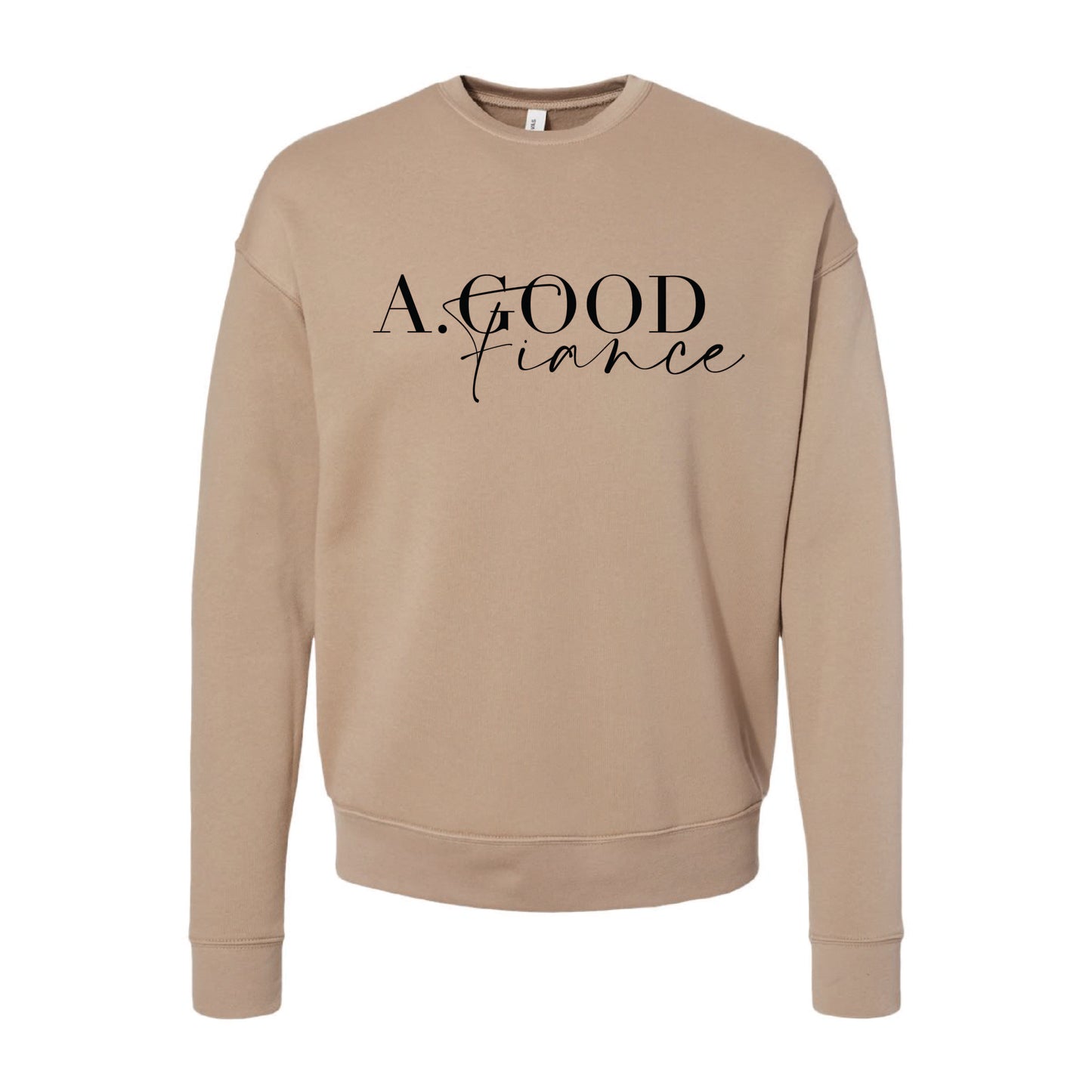 Alexis Goodwin - A. Good Fiance - Printed - Bella + Canvas Unisex Cotton/Polyester Fleece Drop Shoulder Crew Neck Sweatshirt