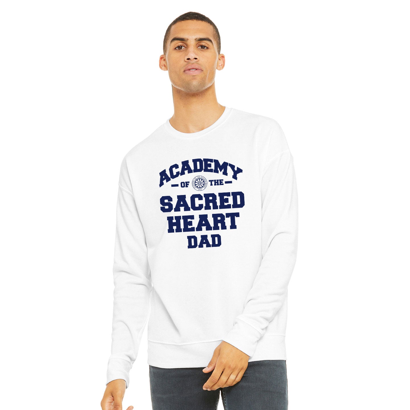ASH - Printed Athletic ASH Family Unisex Bella+Canvas Sponge Fleece Sweatshirt